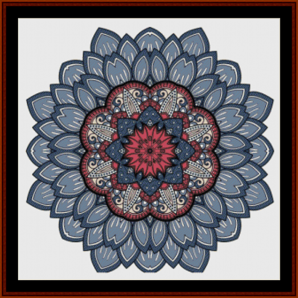 Mandala 46 - Large - cross stitch pattern