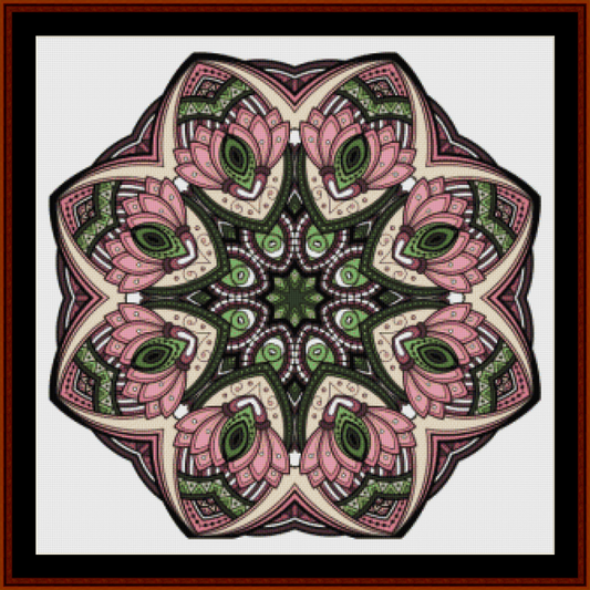 Mandala 49 - Large pdf cross stitch pattern