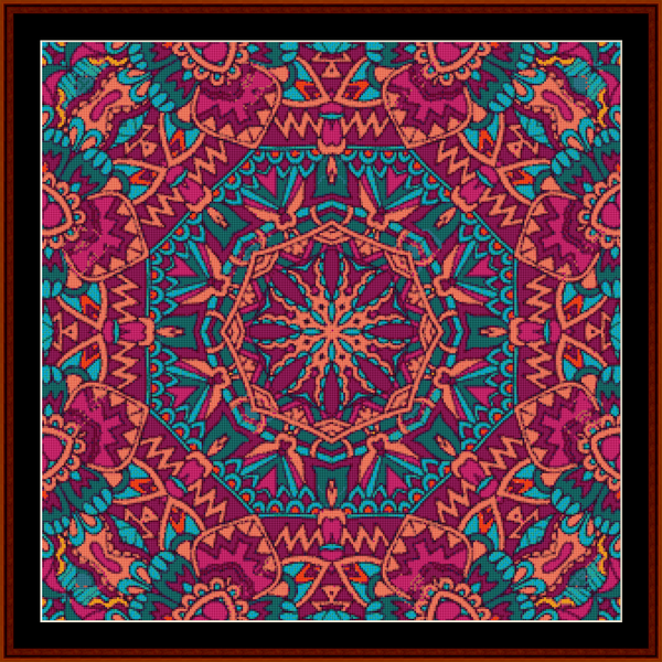 Mandala 54 - Large pdf cross stitch pattern