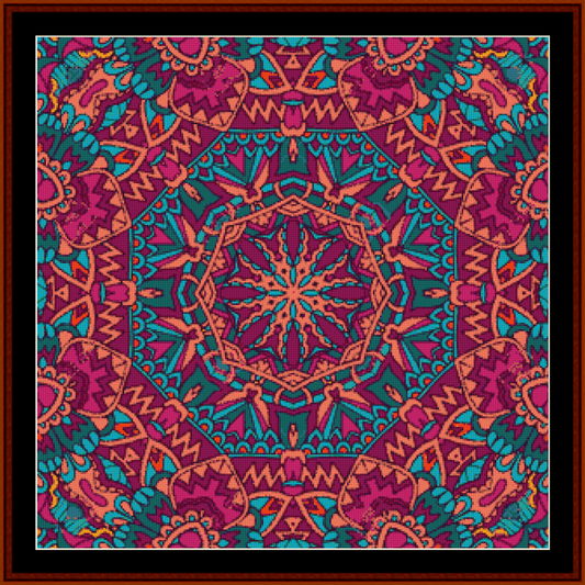 Mandala 54 - Large pdf cross stitch pattern
