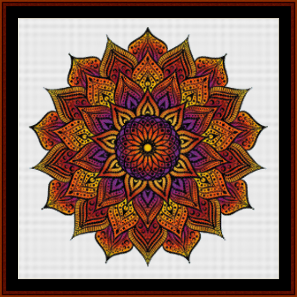 Mandala 55 - Large pdf cross stitch pattern