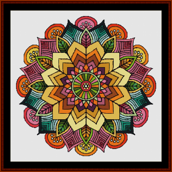 Mandala 56 - Large pdf cross stitch pattern
