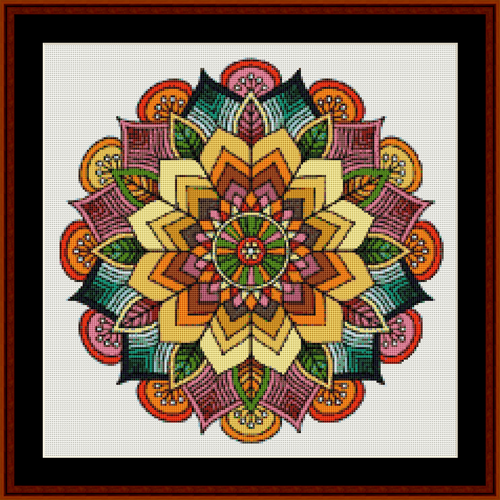 Mandala 56 - Small - cross stitch pattern