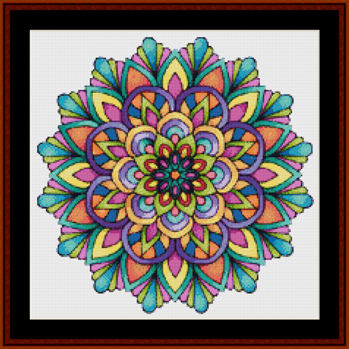 Mandala 57 - Small - cross stitch pattern