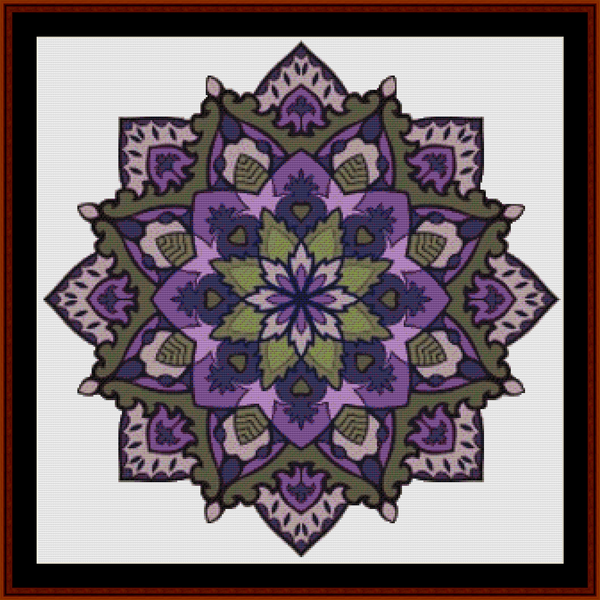 Mandala 58 - Large - cross stitch pattern