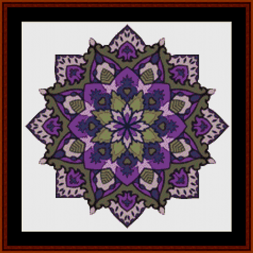 Mandala 58 - Small - cross stitch pattern