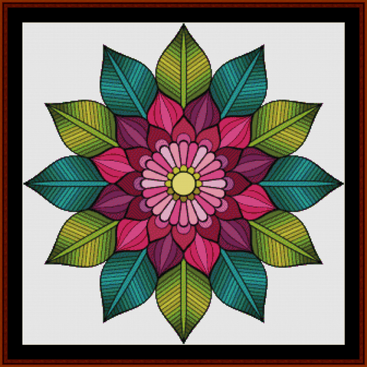 Mandala 59 - Large pdf cross stitch pattern