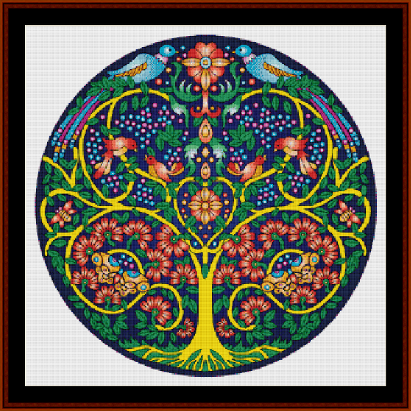 Mandala 61 - Large pdf cross stitch pattern