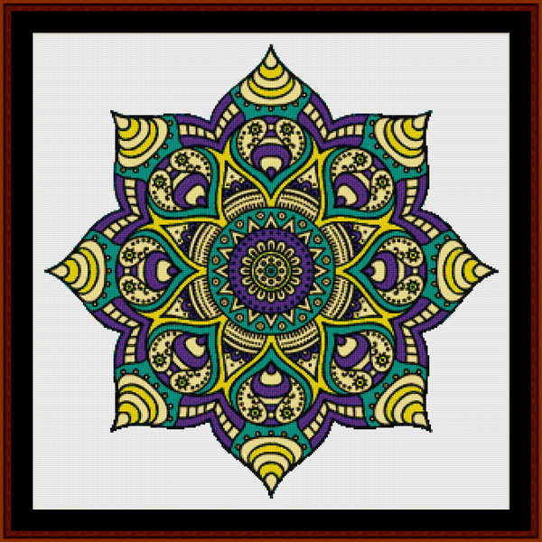Mandala 62 - Large - cross stitch pattern