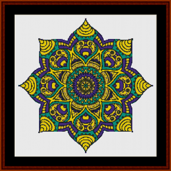Mandala 62 - Small - cross stitch pattern