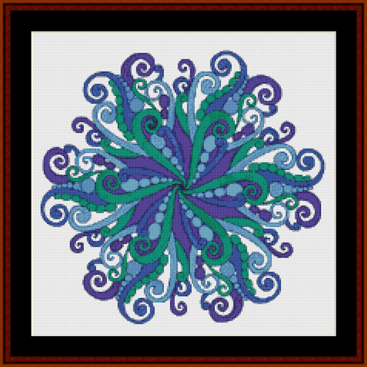 Mandala 63 - Small - cross stitch pattern