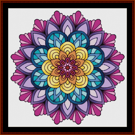 Mandala 64 - Large - cross stitch pattern