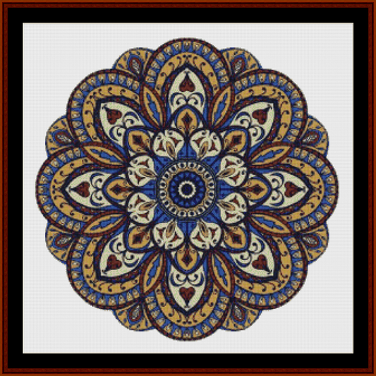Mandala 65 - Large pdf cross stitch pattern
