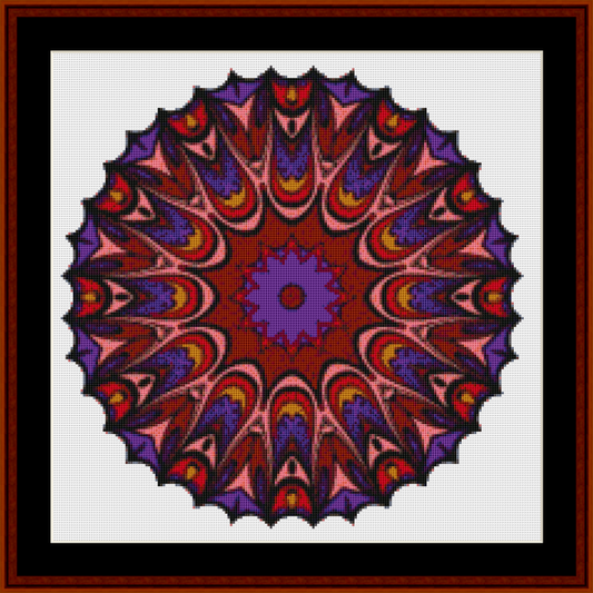 Mandala 70 pdf cross stitch pattern