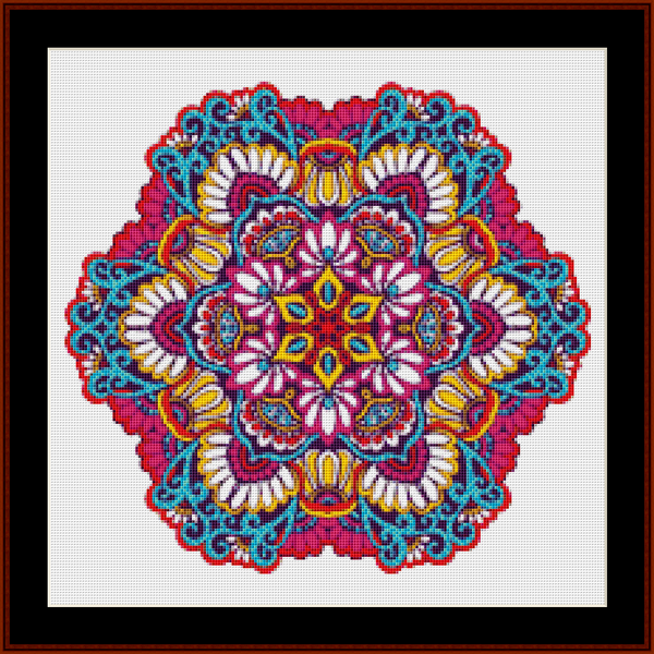 Mandala 72 - Small - cross stitch pattern