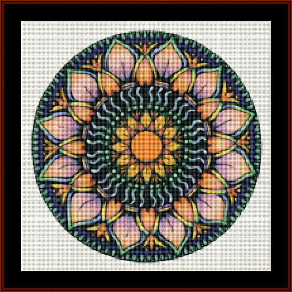 Mandala 74 - Small - cross stitch pattern