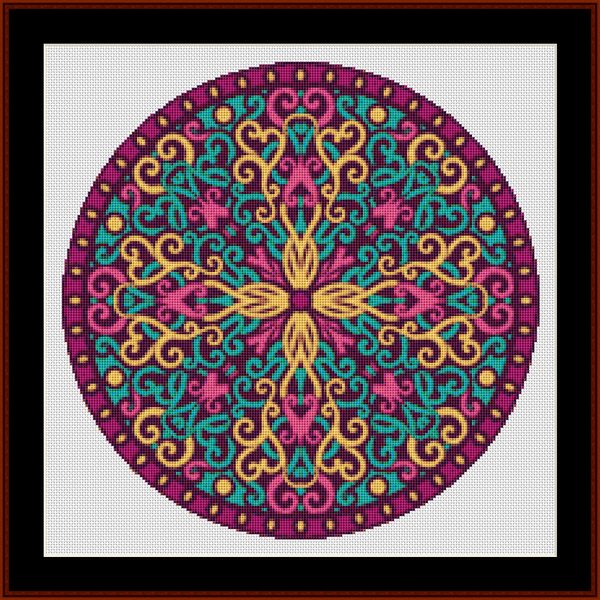 Mandala 78 - Small - cross stitch pattern
