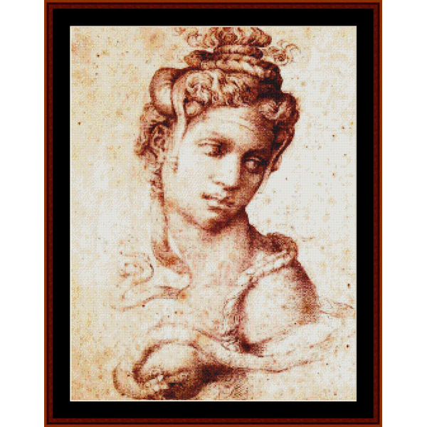Cleopatra - Michelangelo cross stitch pattern