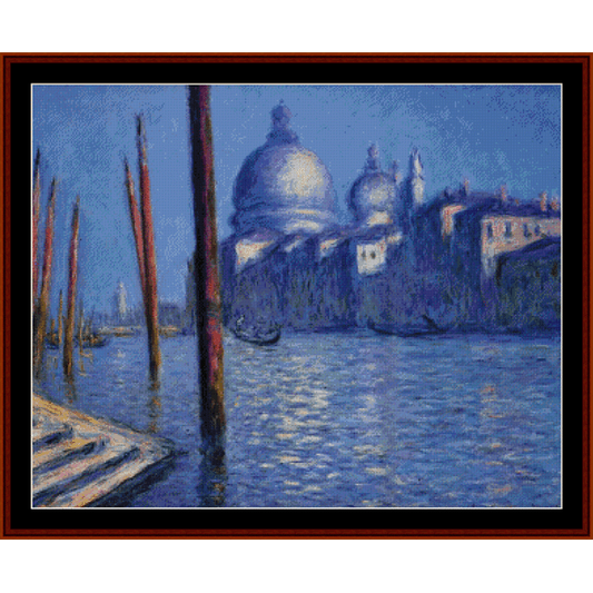 Grand Canal II - Monet cross stitch pattern