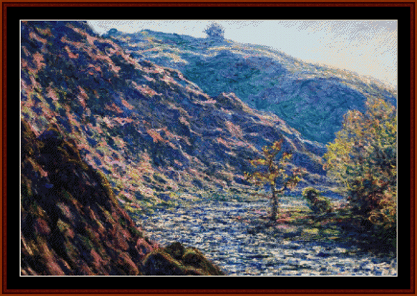 The Old Tree at the Confluence - Monet cross stitch pattern