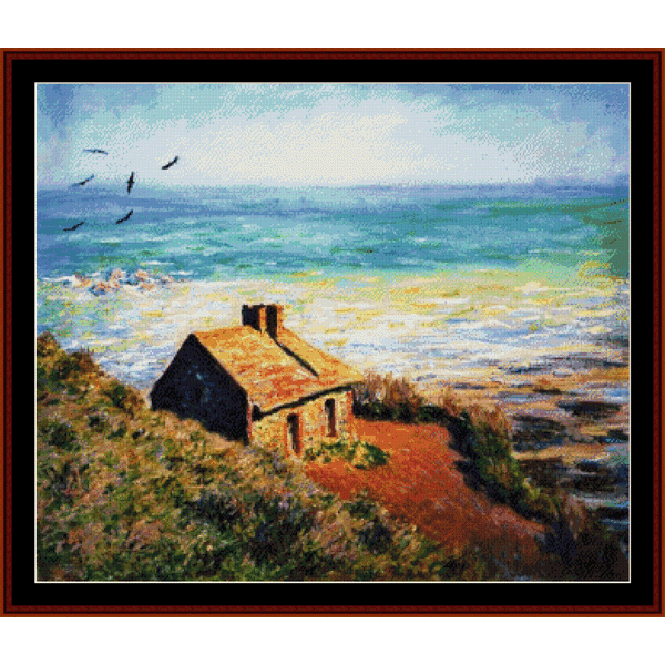 The Custom's House, Morning Effect - Monet cross stitch pattern