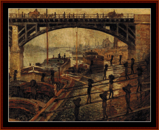 Coal Dockers - Monet cross stitch pattern