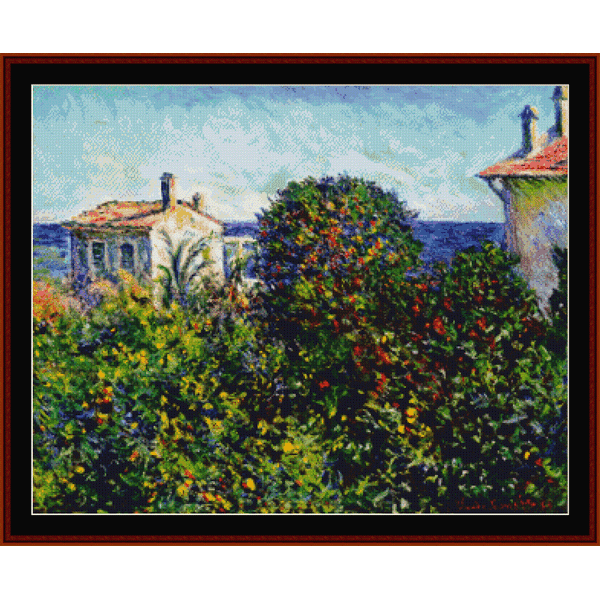 House of the Gardener - Monet cross stitch pattern