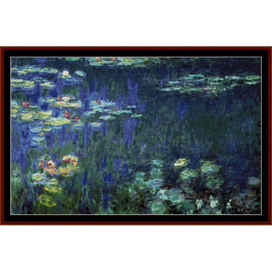 Waterlilies  - Monet cross stitch pattern