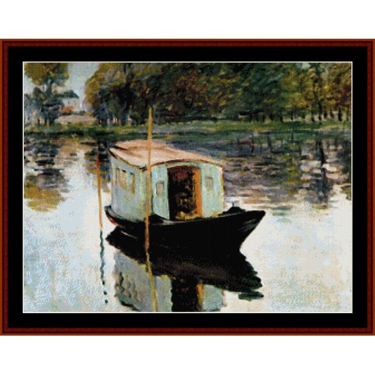 Boat Studio - Monet cross stitch pattern