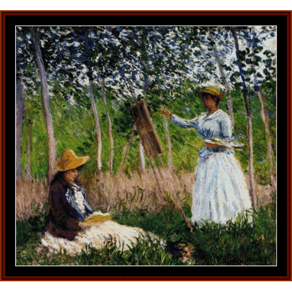 In the Woods - Monet cross stitch pattern