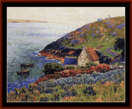 Port Manech - Henry Moret pdf cross stitch pattern