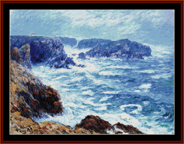 Ponte de la Sirene - Henry Moret pdf cross stitch pattern