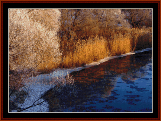 Riverside pdf cross stitch pattern