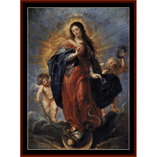 Immaculate Conception - Peter Paul Rubens cross stitch pattern