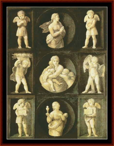 Theological Virtues - Raphael cross stitch pattern