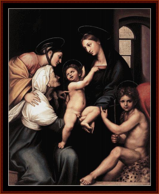 Madonna dell Impanata - Raphael pdf cross stitch pattern