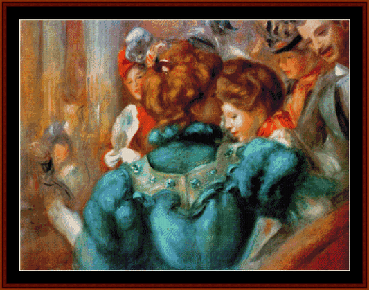 Des Varietes - Renoir cross stitch pattern