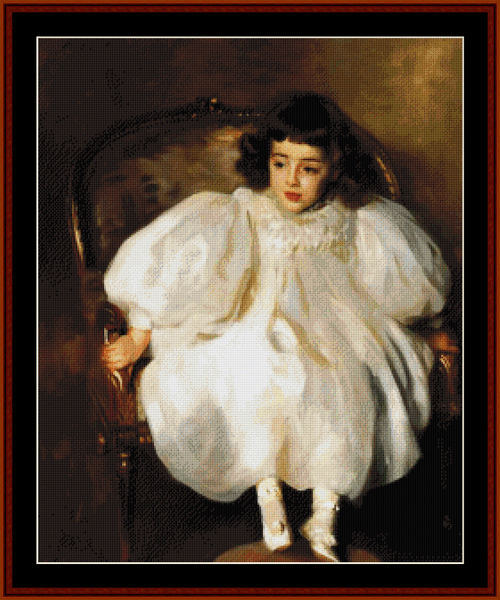 Expectancy - J.S. Sargent cross stitch pattern