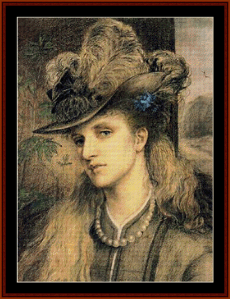 Fashionable Lady - Emma Sandys cross stitch pattern