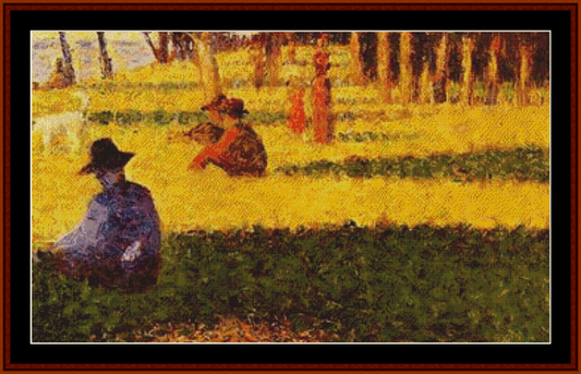 La Grand Jatte - Georges Seurat cross stitch pattern