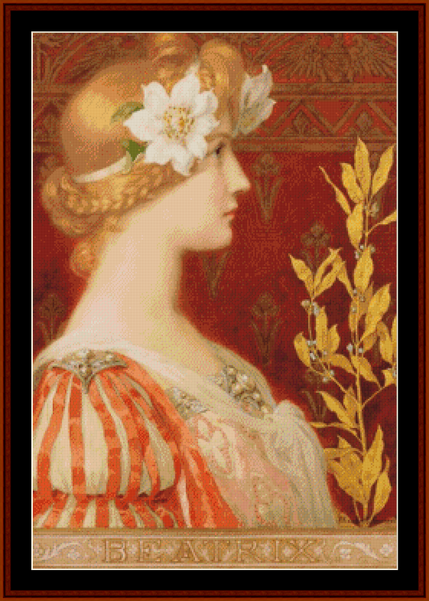 Beatrix – Elisabeth Sonrel cross stitch pattern