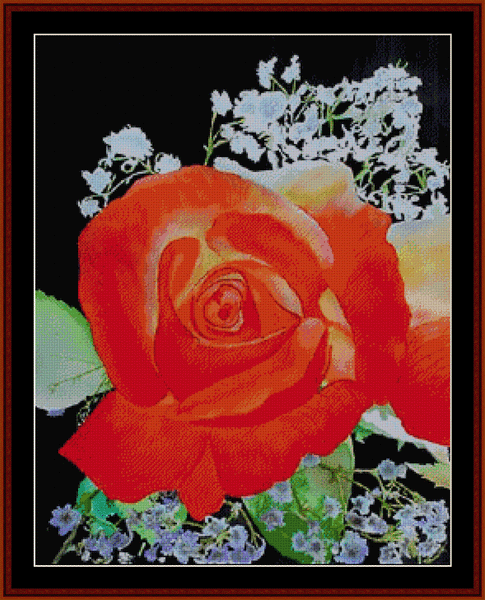 Rose Redux pdf cross stitch pattern