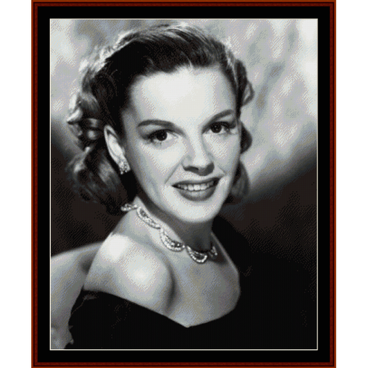 Judy Garland cross stitch pattern
