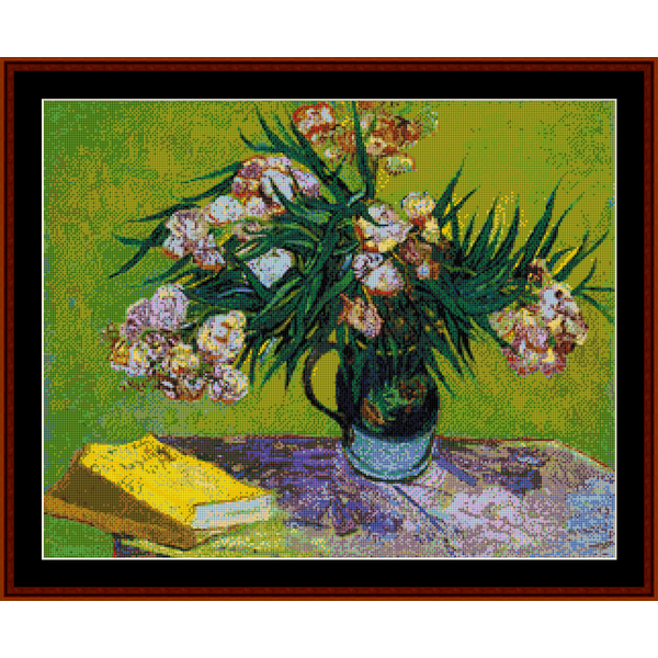 Oleanders - Van Gogh cross stitch pattern