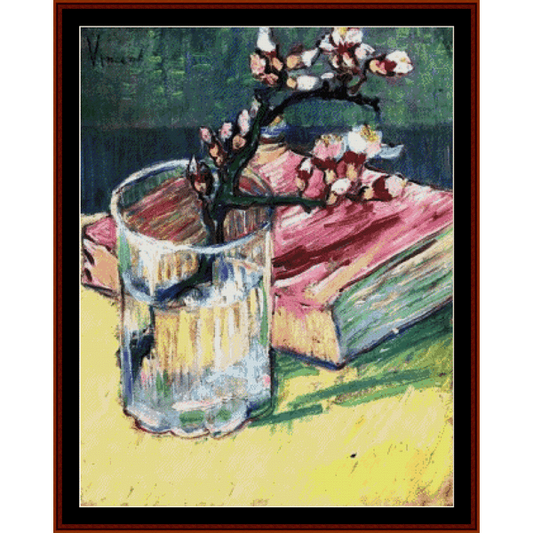 Blossoming Almond Branch - Van Gogh cross stitch pattern