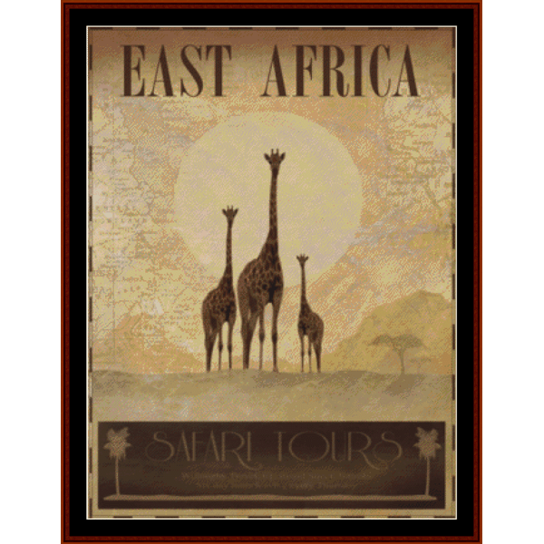 East Africa cross stitch pattern