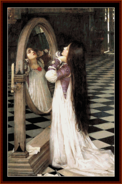 Marianna in the South - Waterhouse cross stitch pattern