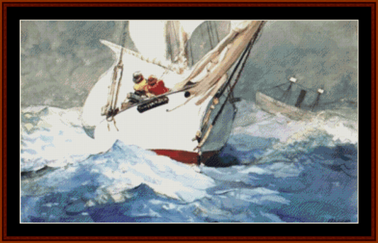 Diamond Shoals – Winslow Homer pdf cross stitch pattern