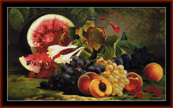 The Bounties of Nature cross stitch pattern